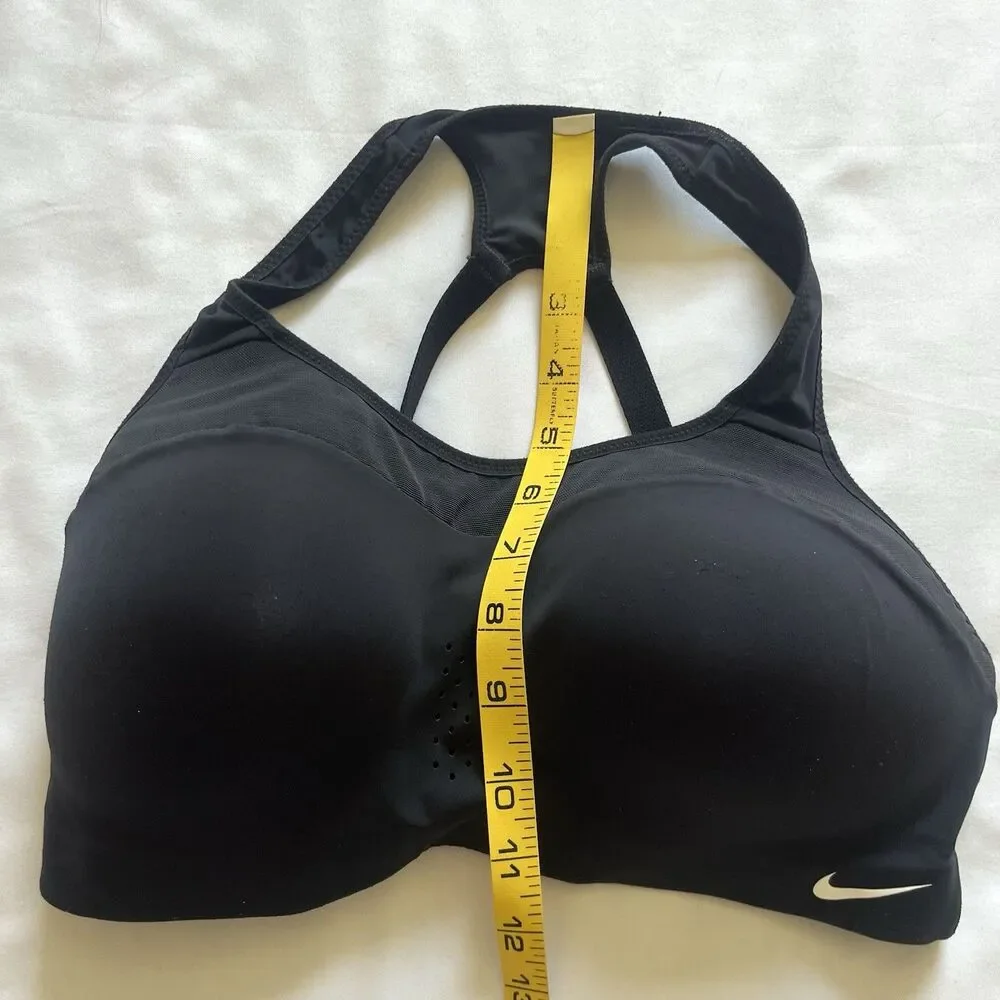 Nike Dri-FIT Alpha Sports Bra Womens S Black High Support Gym Yoga Activewear